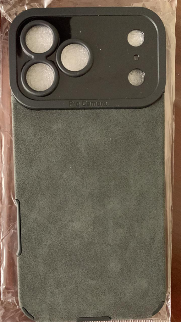 Funda gamuzada para iPhone 17 Pro Max — Protección “Pro Camera»